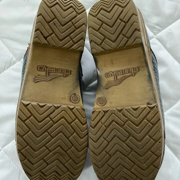 Dansko  clogs unique woven fabric size 38 - Picture 2 of 5